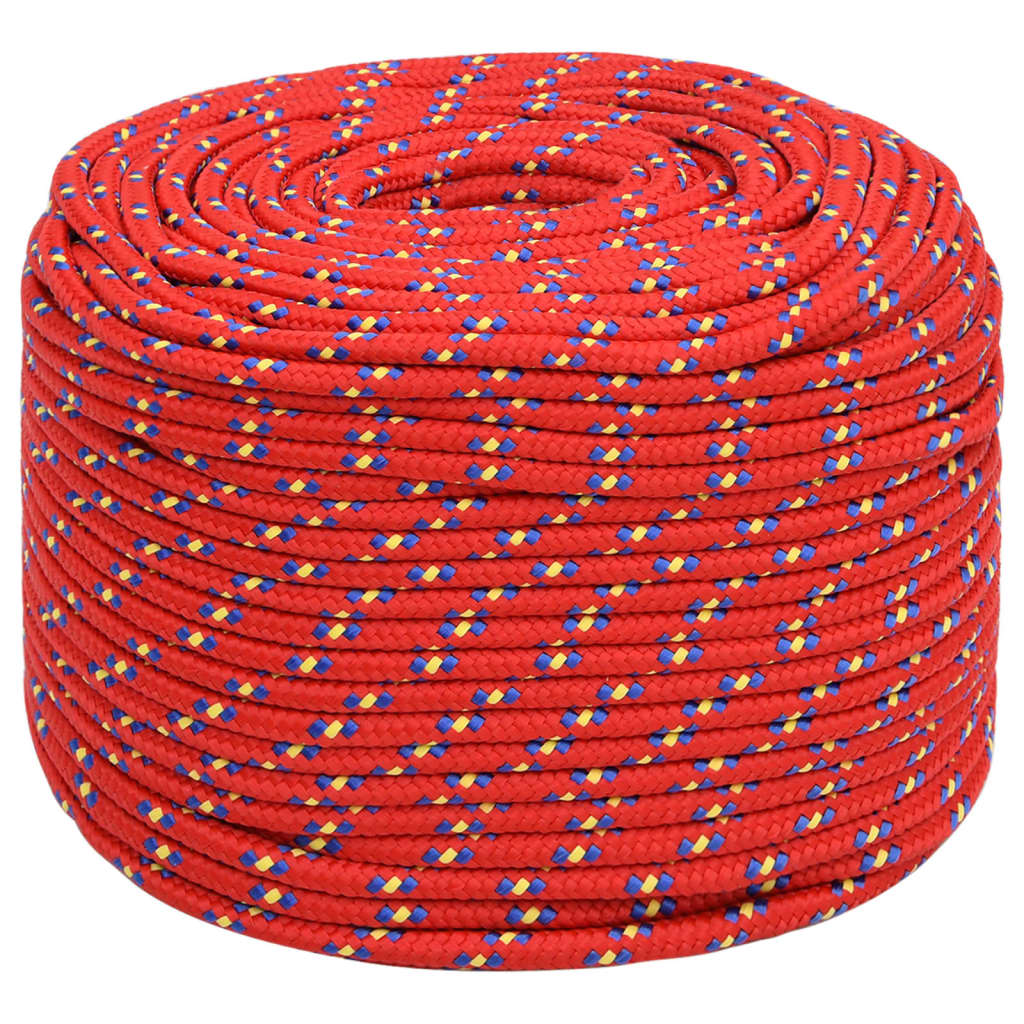 vidaXL Veneköysi punainen 10 mm 500 m polypropeeni