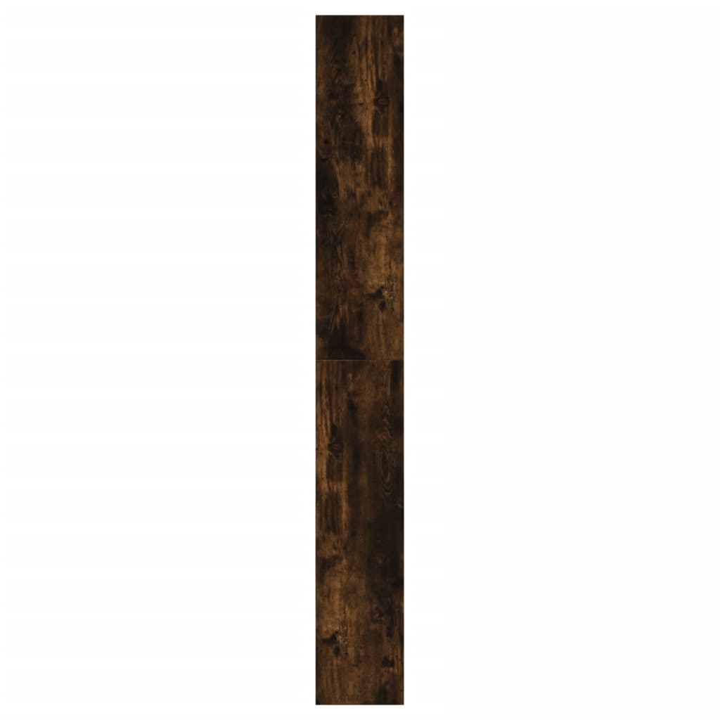 vidaXL Kenkäkaappi savutammi 60x21x163,5 cm tekninen puu
