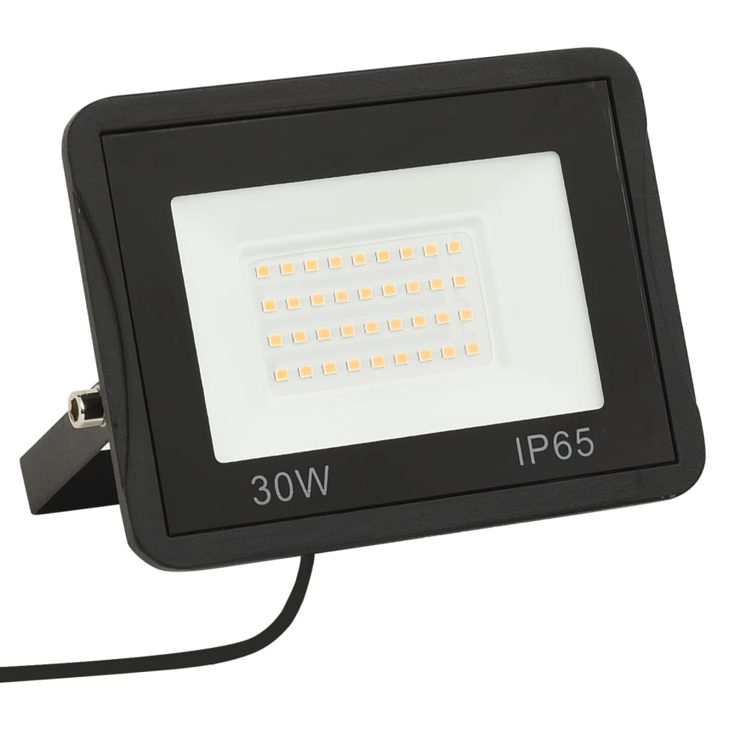 vidaXL LED-valonheitin 30 W lämmin valkoinen