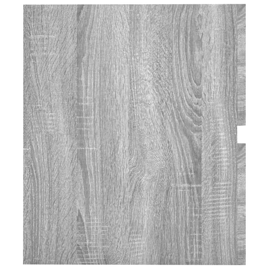 vidaXL Allaskaappi harmaa Sonoma 41x38,5x45 cm tekninen puu