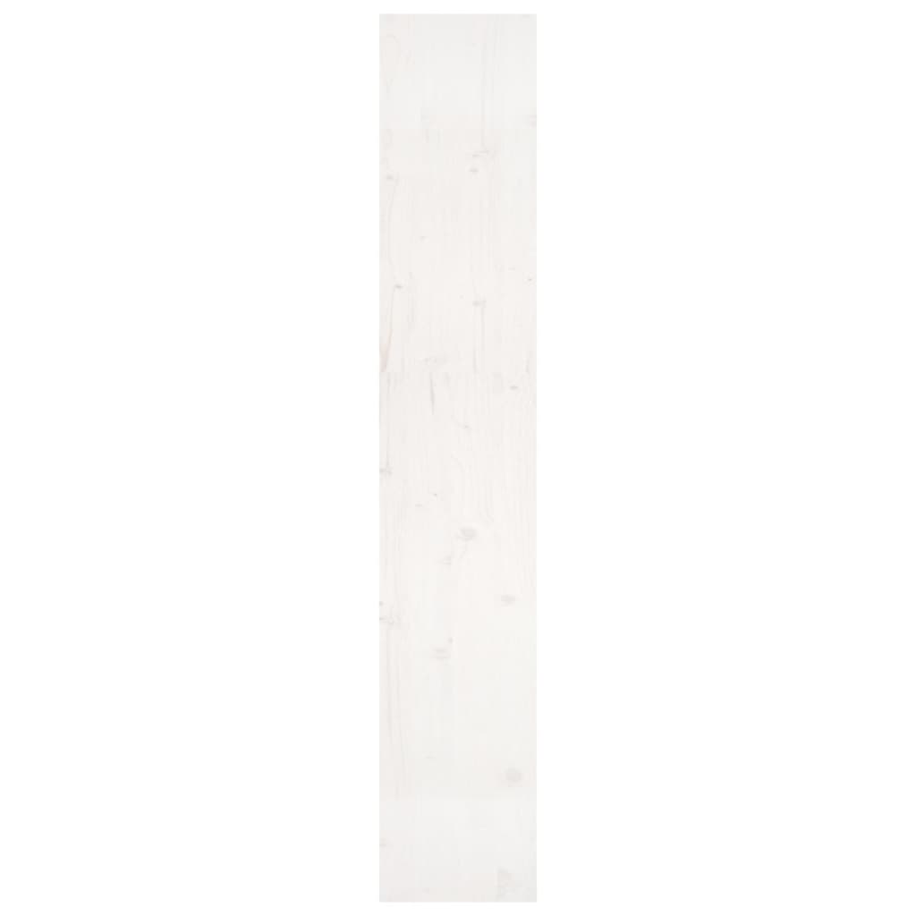 vidaXL Kirjahylly/tilanjakaja valkoinen 80x30x167,4 cm täysi mänty