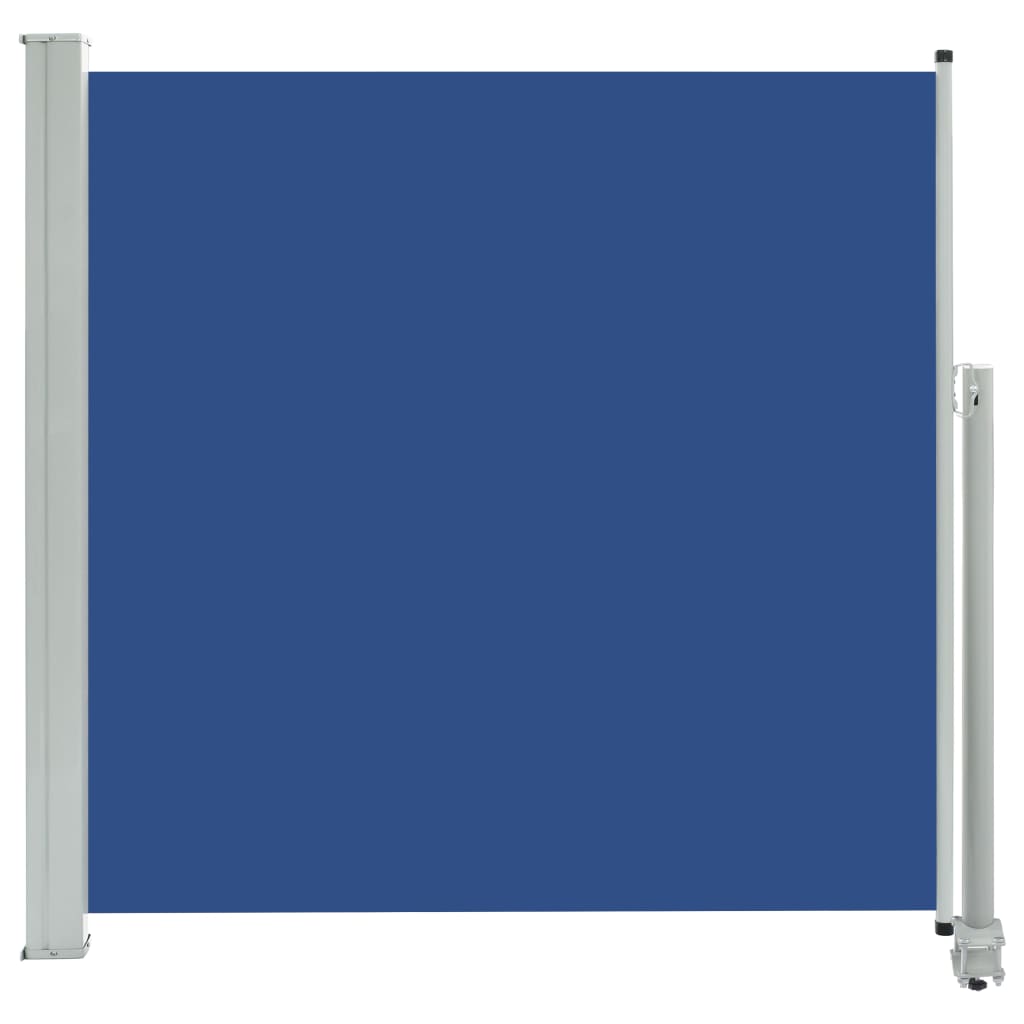 vidaXL Sisäänvedettävä terassin sivumarkiisi 160x300 cm sininen