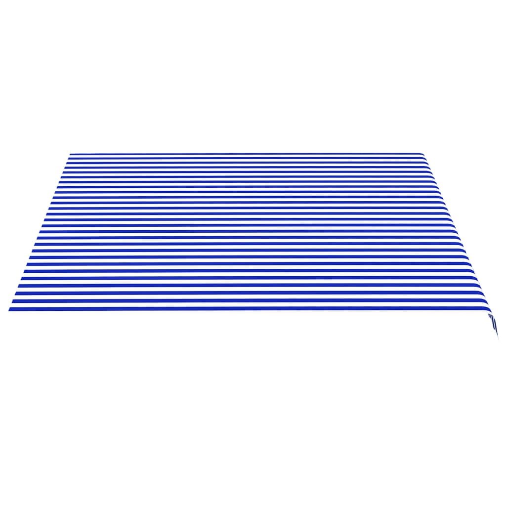 vidaXL Varakangas markiisiin sininen ja valkoinen 4x3,5 m