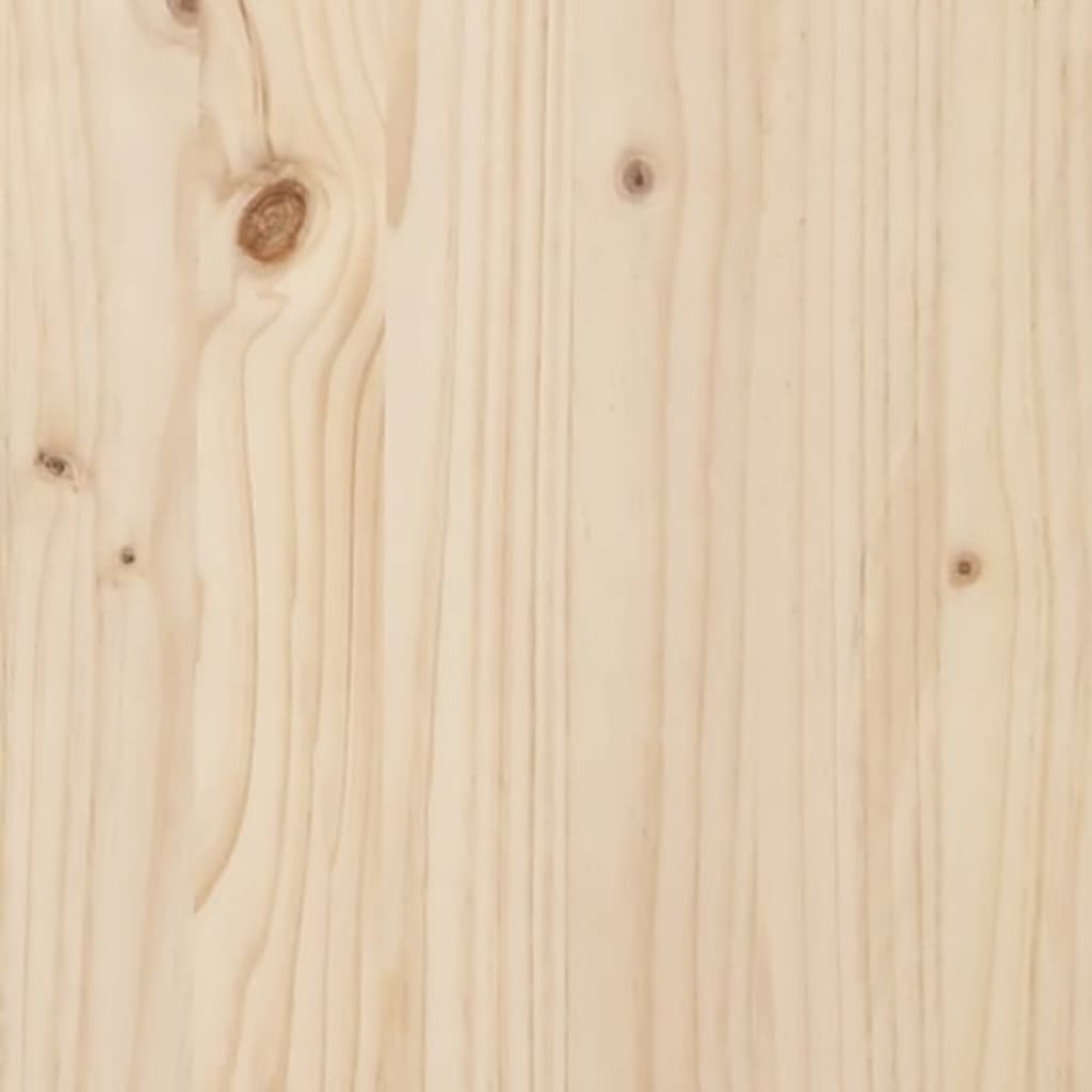vidaXL Sängynrunko täysi puu 90x190 cm Single
