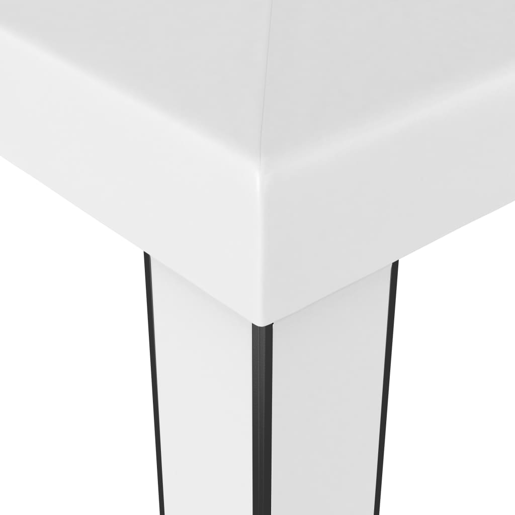 vidaXL Huvimaja tuplakatolla ja LED-valonauhoilla 3x3 m valkoinen