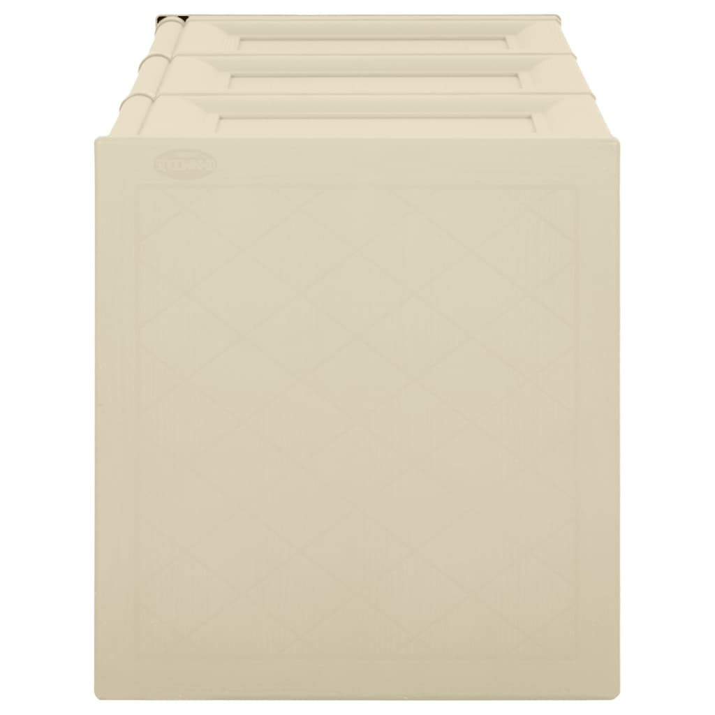 vidaXL Tyynylaatikko angora valkoinen 125x40x42 cm 130 l
