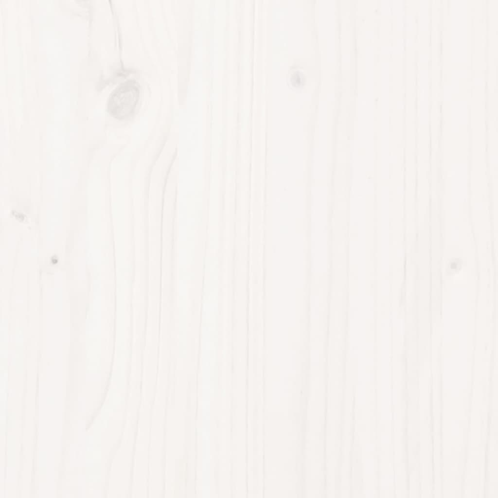 vidaXL Puutarhan sohvatuoli valkoinen 69x62x70,5 cm täysi mänty