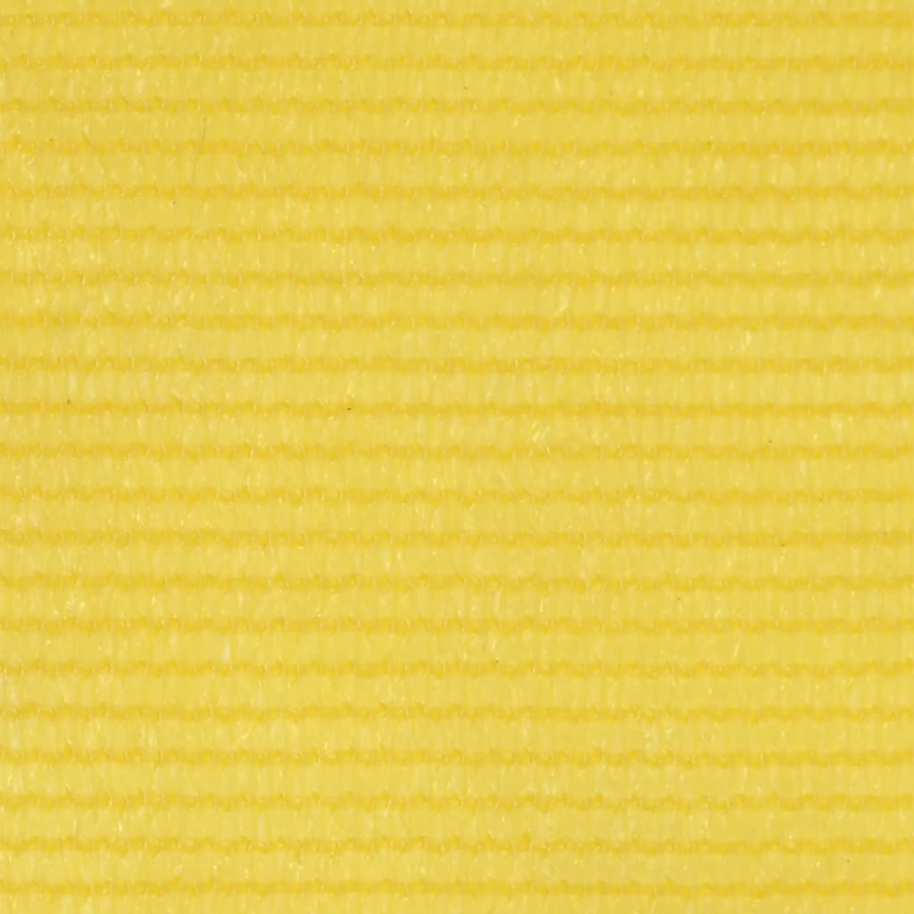 vidaXL Parvekkeen suoja keltainen 75x600 cm HDPE
