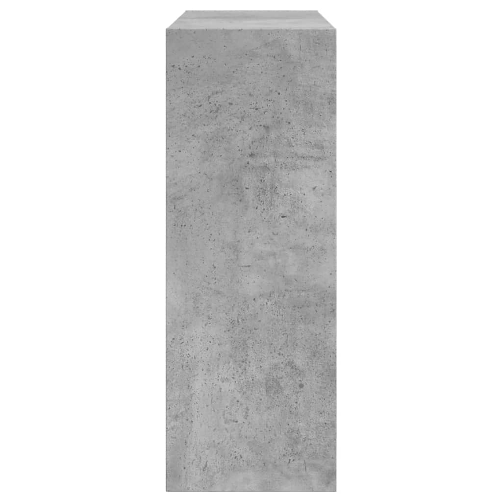 vidaXL Kenkäkaappi betoninharmaa 60x21x57 cm tekninen puu
