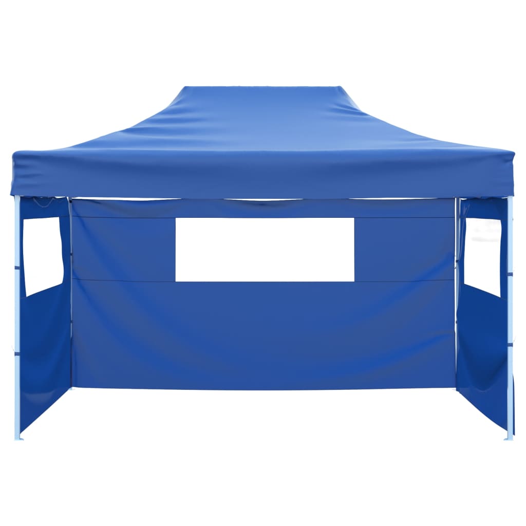 vidaXL kokoontaitettava teltta 3:lla seinällä 3x4,5 m sininen
