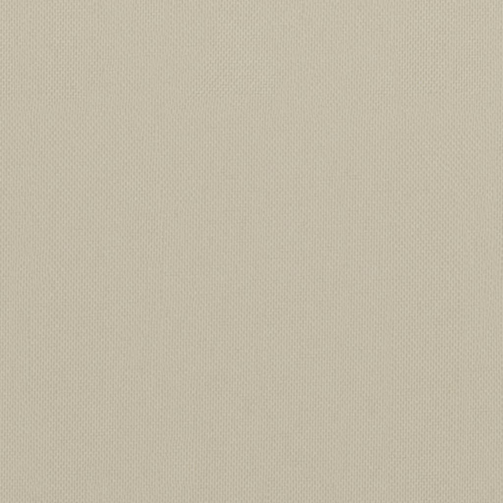 vidaXL Parvekkeen suoja beige 120x500 cm Oxford kangas