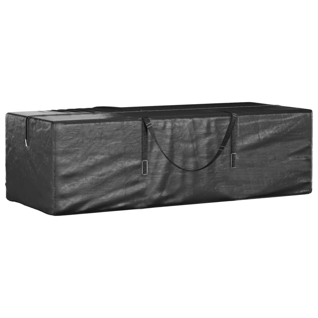 vidaXL Joulukuusen säilytyslaukku musta 135x40x55 cm polyeteeni