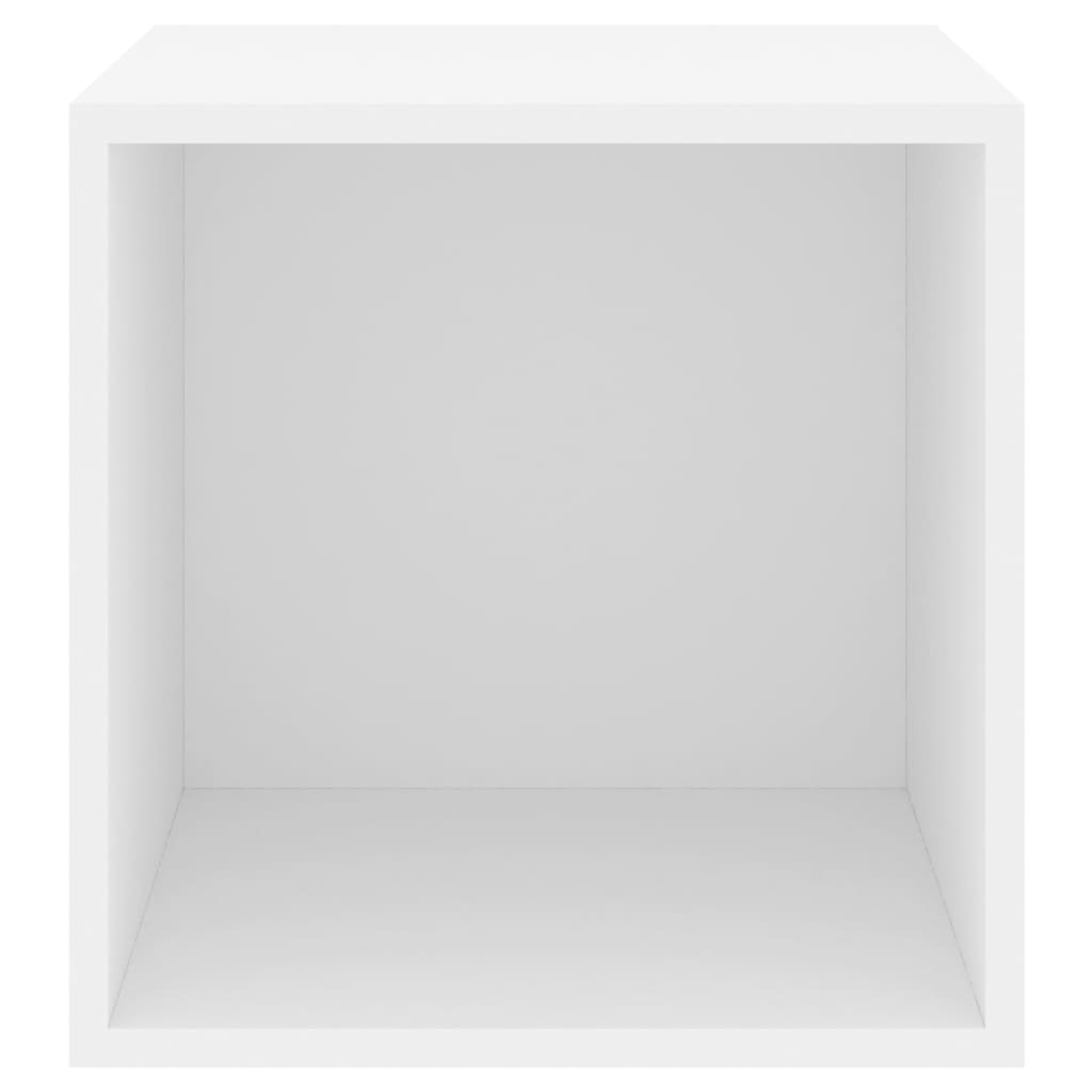 vidaXL Seinäkaappi valkoinen 37x37x37 cm lastulevy