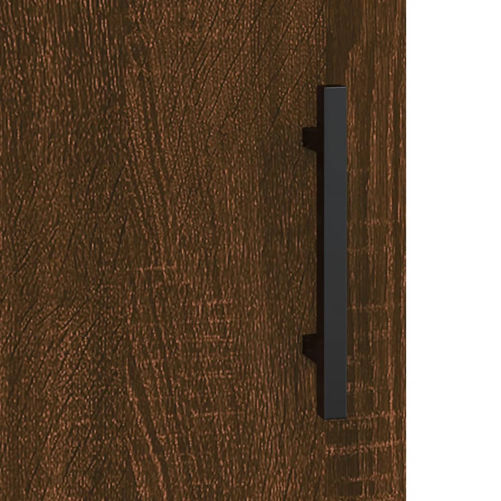 vidaXL Senkki ruskea tammi 69,5x34x90 cm tekninen puu