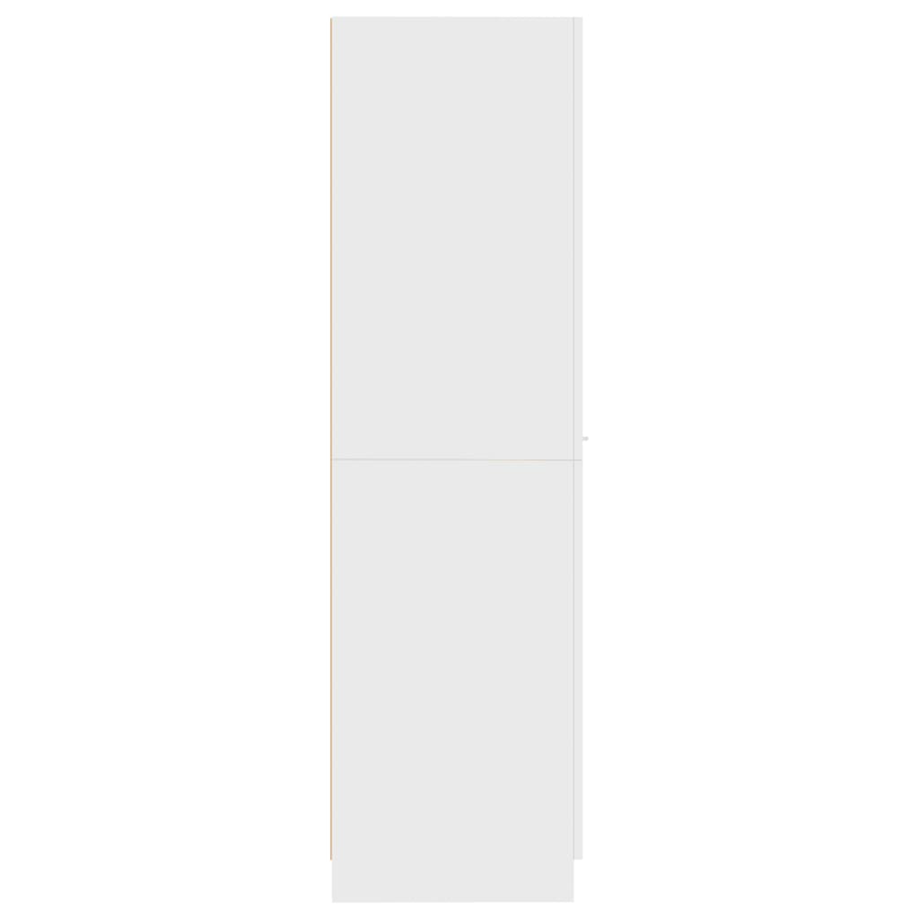 vidaXL Apteekkarinkaappi valkoinen 30x42,5x150 cm lastulevy
