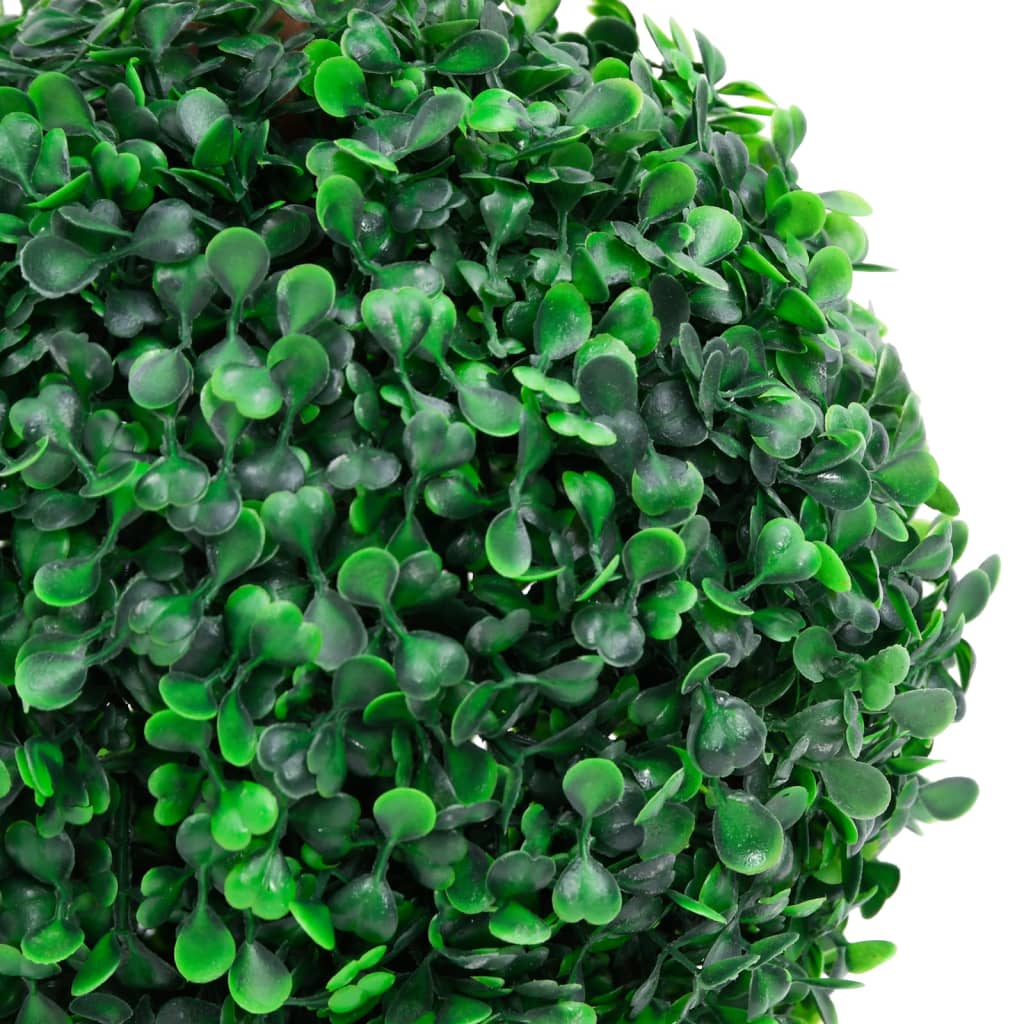 vidaXL Tekokasvi puksipuu ruukulla pallonmuotoinen vihreä 60 cm