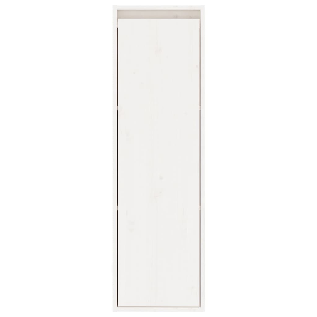 vidaXL Seinäkaapit 2 kpl valkoinen 30x30x100 cm täysi mänty