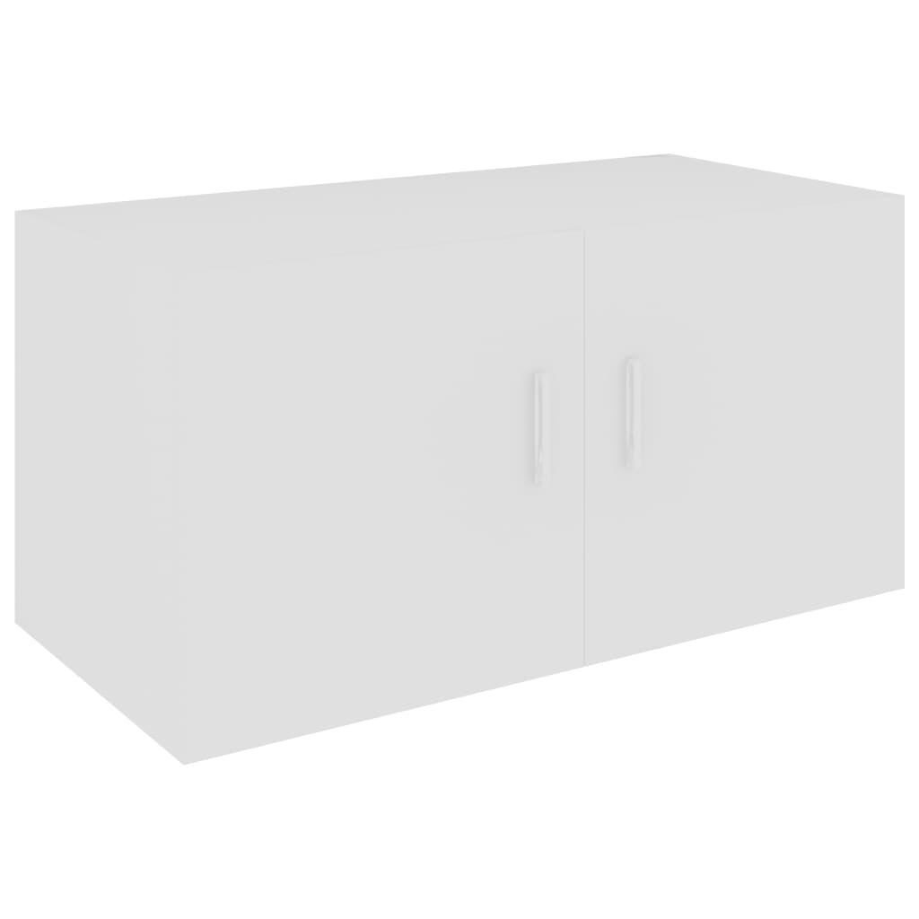 vidaXL Seinäkaappi valkoinen 80x39x40 cm lastulevy