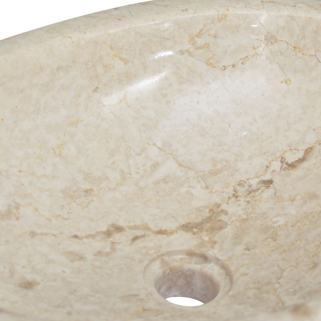 vidaXL Pesuallas kerma 53x40x15 cm marmori