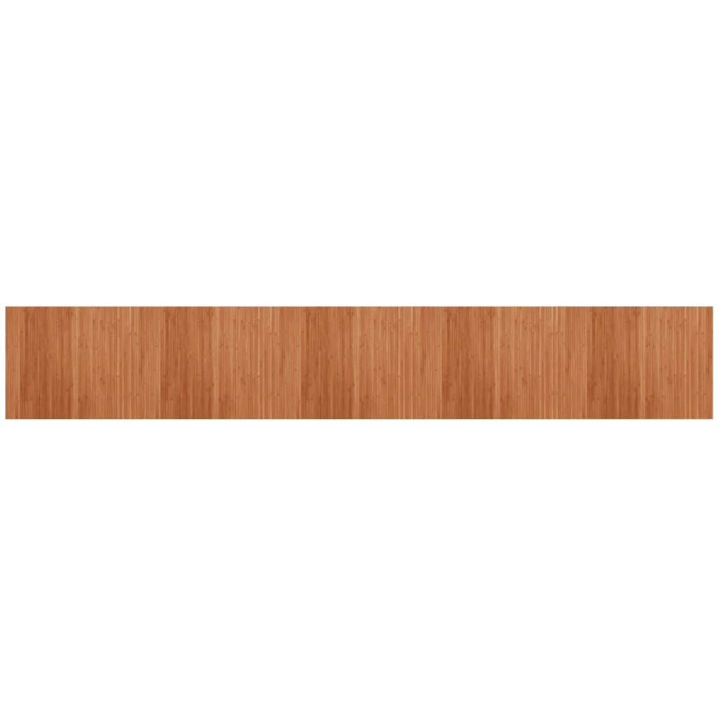 vidaXL Matto suorakaide ruskea 80x500 cm bambu